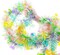 33Ft Easter Tinsel Garland with Confetti Colorful Metallic Tinsel Twist Garland Spring Hanging Garland Decoration for Easter Holiay Door Tree Mantel Party Supplies